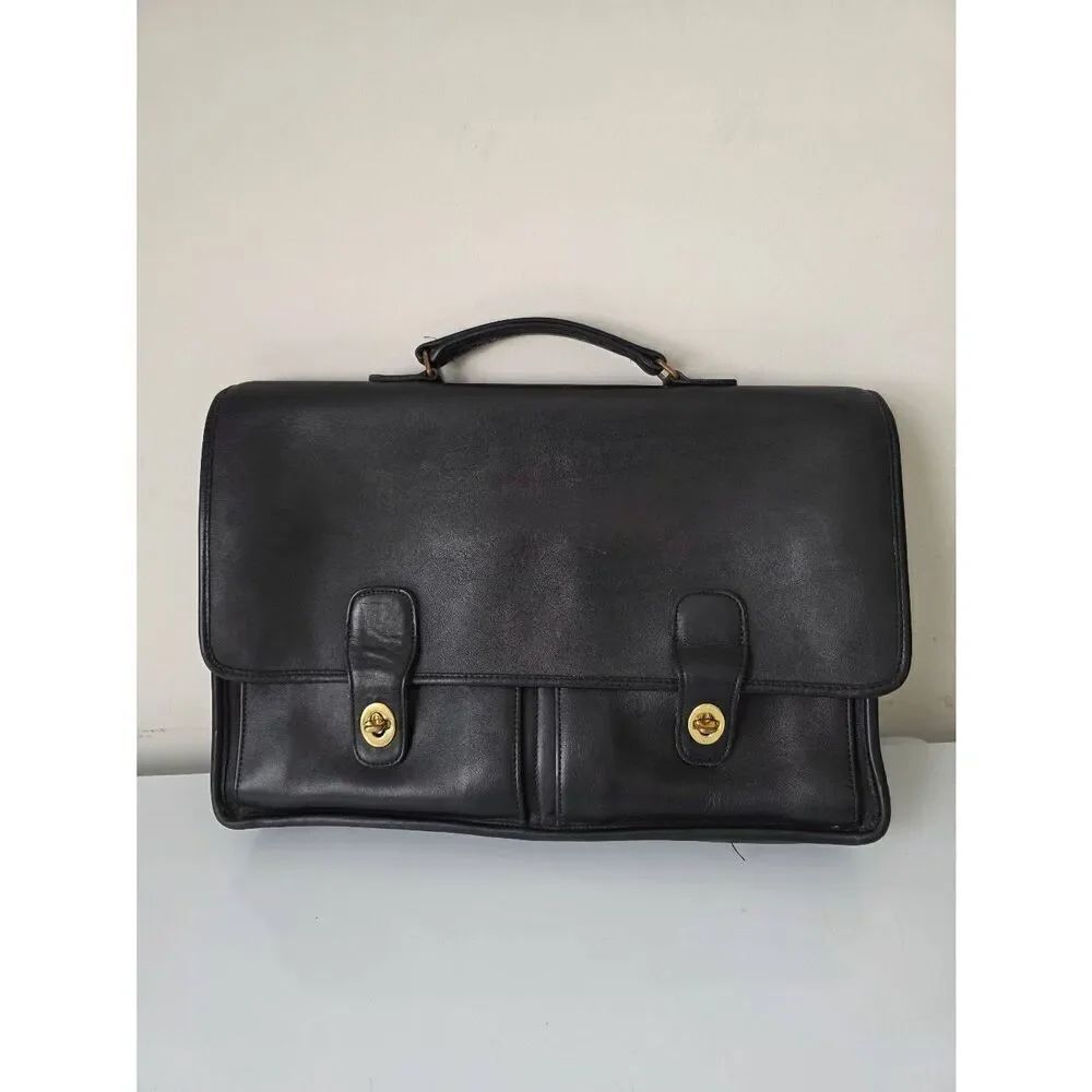 Coach Black Briefcase 0191-327